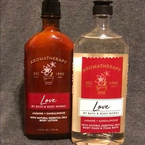 Aromatherapy Jasmine & Sandalwood BBW set